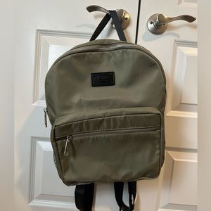 Olive Green Steve Madden Soft Nylon Backpack for Travel Bag or School Bag